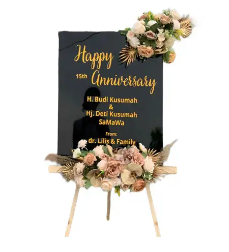 Papan Bunga Akrilik Candiretno